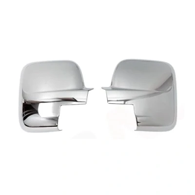 Afbeelding van OMAC Set van 2 spiegelkappen compatibel met Renault Trafic 2014 2020 chroom ABS grijs