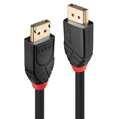 Afbeelding van LINDY 41081 DisplayPort kabel Aansluitkabel stekker, stekker 20.00 m Zwart
