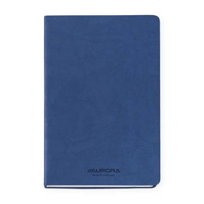 Afbeelding van Notitieboek Aurora Capri A5 192blz lijn 80gr blauw