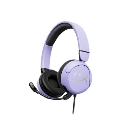 Afbeelding van HyperX Cloud Mini Gaming Headset Kleur Lavender Voor Jonge Gamers Bedraad