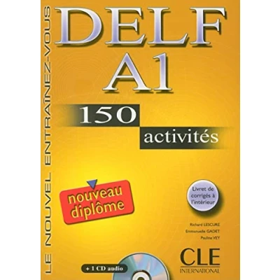 Afbeelding van Nouveau DELF A1 150 activités livre+corrigés+transcription