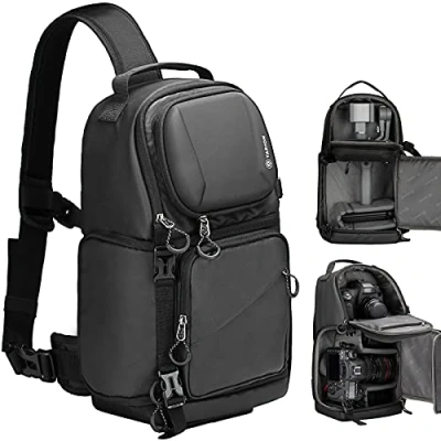 Afbeelding van Tarion camera schoudertas, waterdichte reistas. Fotografie rugzak schoudertas met regenhoes voor DSLR SLR lens