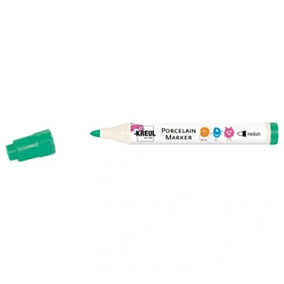 Afbeelding van Kreul, Marker, PorseleinPen gemakkelijk (Donkergroen, 3 mm, 1 x)