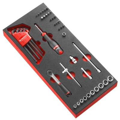 Afbeelding van Facom Actie module doppen 1/4&quot; 6 KANT en accessoires Metrisch