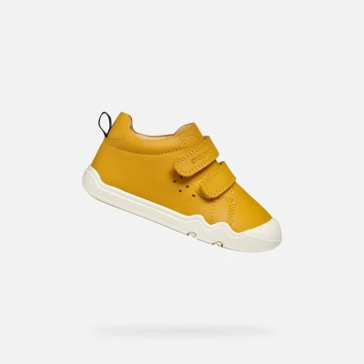 Afbeelding van Geox Babyschoenen voor kinderen, Maat: 20, Ochreyellow navy cpf Leer