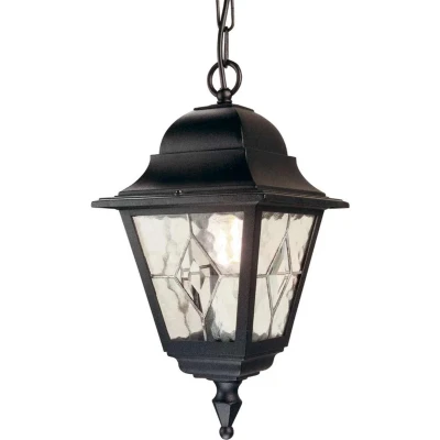 Afbeelding van Elstead Lighting LED Buiten Pendelarmatuur Norfolk 1X E27 Max 60W IP44 Dimbaar Black