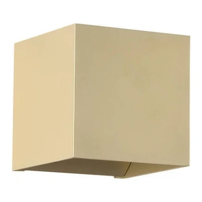 Afbeelding van Searchlight Wall Wandlamp Vierkant H 9,7 cm Goud