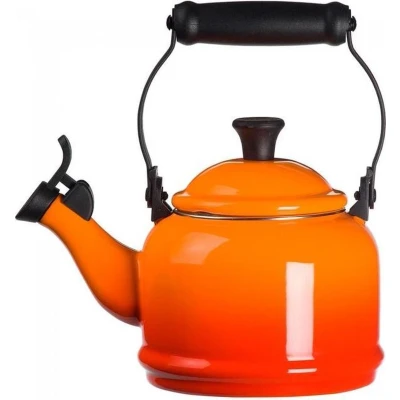 Afbeelding van Le Creuset Fluitketel Demi Oranjerood 1.1 Liter