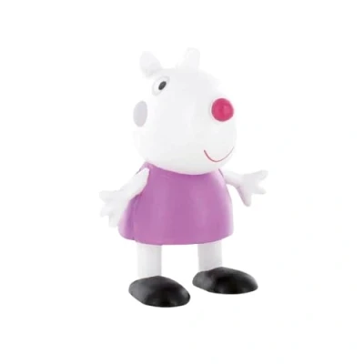 Afbeelding van Comansi Speelfiguur Peppa Pig: Suzy Sheep 6 Cm Wit