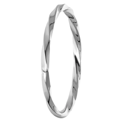 Afbeelding van Lucardi Dames Ring twist Cadeau voor vrouwen Echt Zilver Zilverkleurig