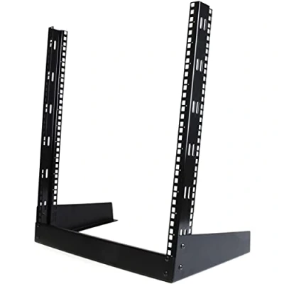 Image de StarTech.com rack de Bureau Noir à Cadre Ouvert 12 U 19&quot; 2 Montants 19 Pouces relais 12U
