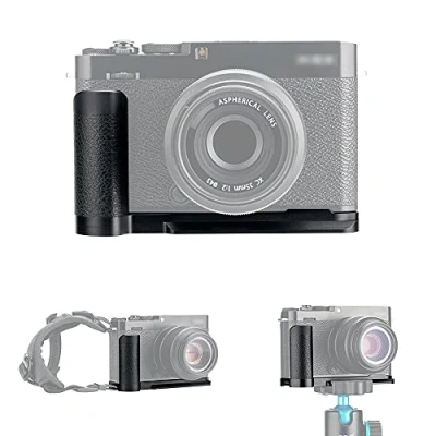 Afbeelding van JJC L vormige metalen houder voor Fujifilm X E4 XE4 Vervangt Fuji MHG handvat