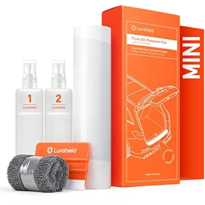 Afbeelding van Luxshield Beschermfolie voor de kofferbak Mini One/Cooper/JCW 3 deurs (III) F56 2014 2021, achterbumper, transparant