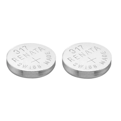 Afbeelding van Renata Zwitserse horlogebatterij, zilveroxide, 1,5 V, 317 (SR516SW), 2 stuks