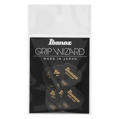 Afbeelding van Ibanez PA16MSG BK Sand Grip Plectrums 0.8mm (Black) Plectrum set