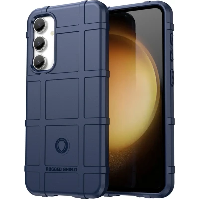 Afbeelding van iMoshion Hoesje Geschikt voor Samsung Galaxy S23 FE Siliconen Thunder Backcover Donkerblauw