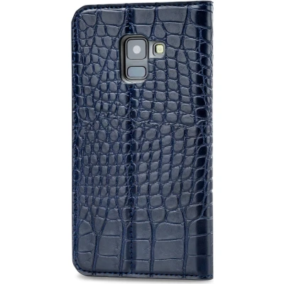 Afbeelding van Mobilize Premium Gelly Book Case Samsung Galaxy A8 2018 Alligator Indigo Blue