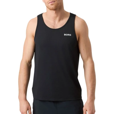 Afbeelding van Björn Borg Athletic TANK Top, Heren, Maat: Large, Black beauty