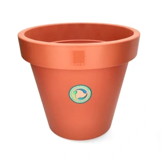Afbeelding van Bloempot Ecken &amp; Kanten Ø 40 centimeter (Binnen/Buiten, Grijs)