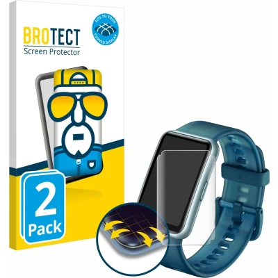 Afbeelding van BROTECT Volledige afdekbescherming, Smartwatch beschermfolie, Transparant