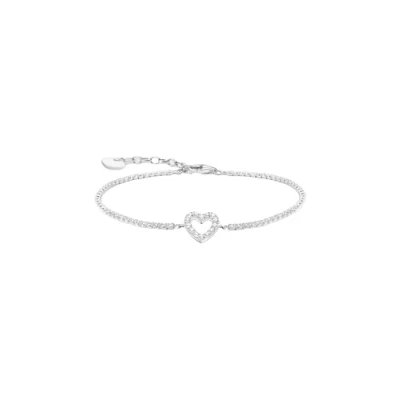 Afbeelding van Thomas Sabo A2177 051 14 L19V Armband Dames Sparkling White 16 19cm