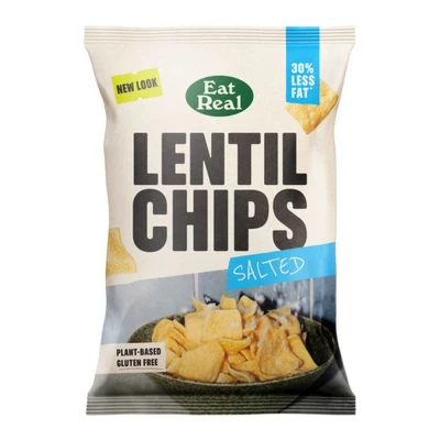 Afbeelding van Eat Real Salted Lentil Chips 10 x 95 gram