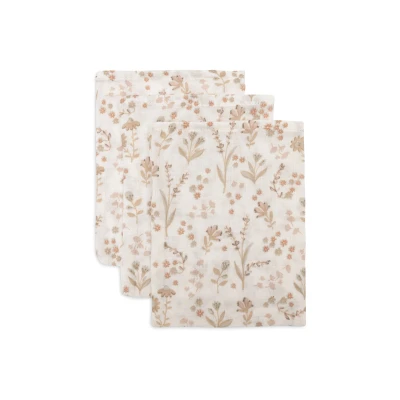 Afbeelding van Jollein Hydrofiel Washandje 15x20cm Bloomy 3 Stuks
