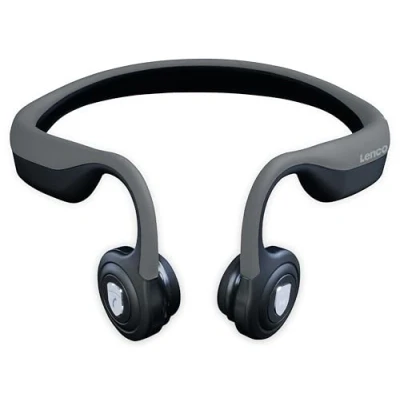 Image de Casque Bluetooth® à conduction osseuse Lenco HBC 200GY Noir Gris