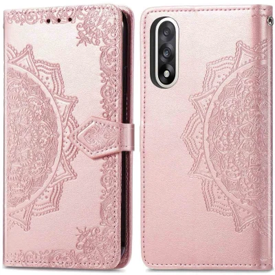 Afbeelding van imoshion Mandala Bookcase voor de OnePlus Nord 5 Rose Gold