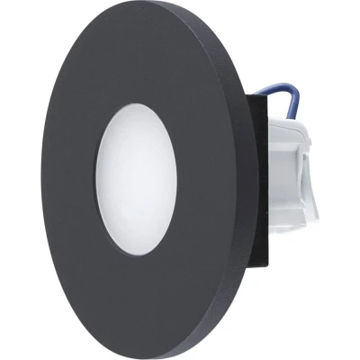 Afbeelding van EVN LR01802A Lichttechnik LED wandinbouwlamp vast ingebouwd 1.8 W Antraciet