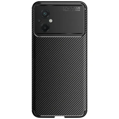Afbeelding van Just in Case Rugged TPU Back Cover Zwart Poco M5