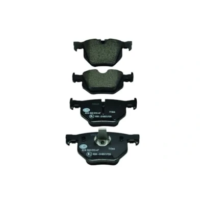 Afbeelding van HELLA 8DB 355 010 471 Remblokkenset Geschikt voor slijtage waarschuwingscontact BMW: 5 Saloon, Touring, 6 Coupe