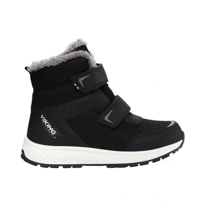 Afbeelding van Viking Equip WARM WP Unisex Snowboots voor kinderen, Maat: 26, Black/grey Textiel/ synthetisch