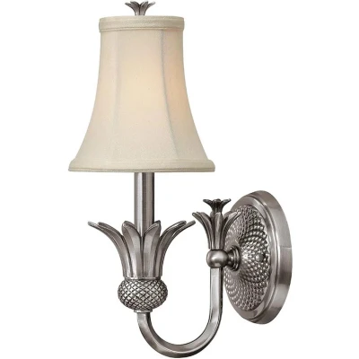 Afbeelding van Hinkley LED Wandlamp Plantation 1X E14 Max 40W Polished Antique Nickel