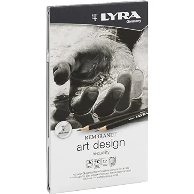 Image de Lyra crayons de dessin 6B à 4H 12 pièces