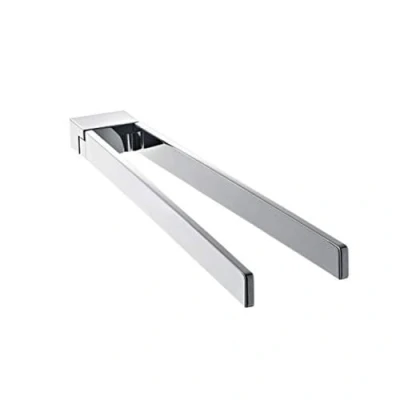 Afbeelding van Emco Art 2 armige handdoekhouder 2,8 x 5,3 42,9 cm, chroom