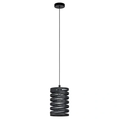 Afbeelding van EGLO Cremella Hanglamp E27(excl.) industrieel 18 cm Zwart