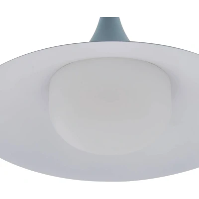 Afbeelding van Lindby hanglamp Jarl, blauw, metaal, Ø 35 cm, G9