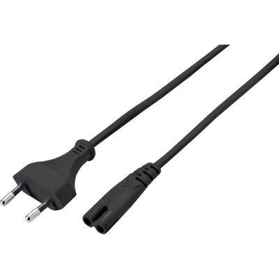 Afbeelding van Sygonix SY 5043508 Stroom Netkabel Zwart 5.00 m