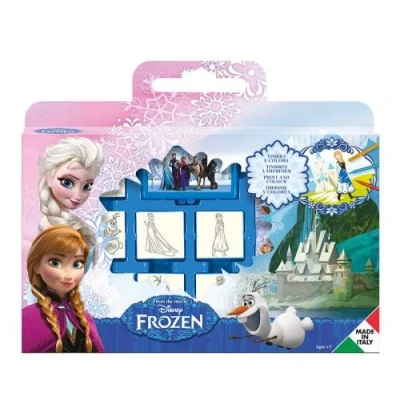 Afbeelding van Multiprint Disney de ijskoningin koffer met 7 stempels, ijskoningin, 7883