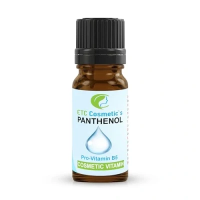 Afbeelding van Panthenol Serum 10 ml Huid en haarverzorgingsformules zoals crèmes, lotions, aftersun formules, babyhuidverzorging, reinigingsmiddelen, shampoos, conditioners