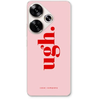 Afbeelding van Case Company® hoesje geschikt voor Xiaomi Poco F6 Ugh Soft Cover Telefoonhoesje Bescherming aan alle Kanten en Schermrand