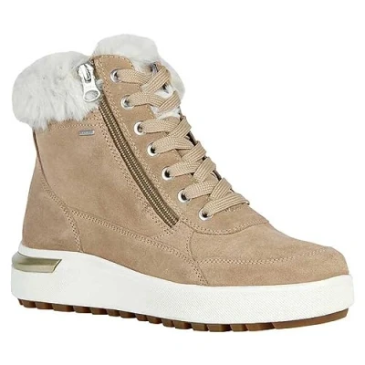 Afbeelding van Geox Dalyla ABX Snowboots, Dames, Maat: 38, Light sand Leer en textiel