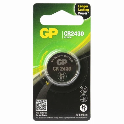 Afbeelding van Gp Lithium Knoopcel Cr2430