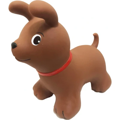 Afbeelding van JUMPY Hond bruin Hopper 100 kg belastbaar Speelgoed Skippybal Skippy Dieren Haas Kinderspeelgoed 12 maanden Inclusief Pomp Tot Gewicht bal Cadeau kind voedselveilige materialen