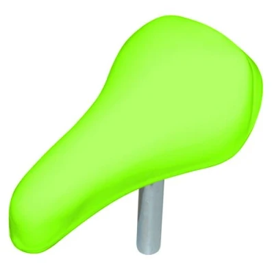 Image de Selle vélo jaune fluo bmx enfant confort avec tige 22 mm cycle draisienne femme
