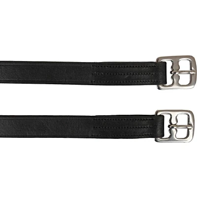 Afbeelding van HORKA Stijgbeugelriemen Nylon Zwart/Zilver 165cm Agradi.be