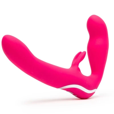 Afbeelding van Strapless Strap on Rabbit Vibe