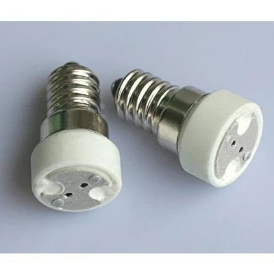 Afbeelding van 2 x E14 naar G4 MR16 GU5.3 adapter voor led of halogeenlamp 230 V