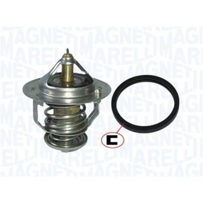 Afbeelding van MAGNETI MARELLI 352317101740 Thermostaat, koelvloeistof 82 28 Met pakking HYUNDAI: ix35, Trajet, Matrix, KIA: Sportage III, cee‘d I Estate